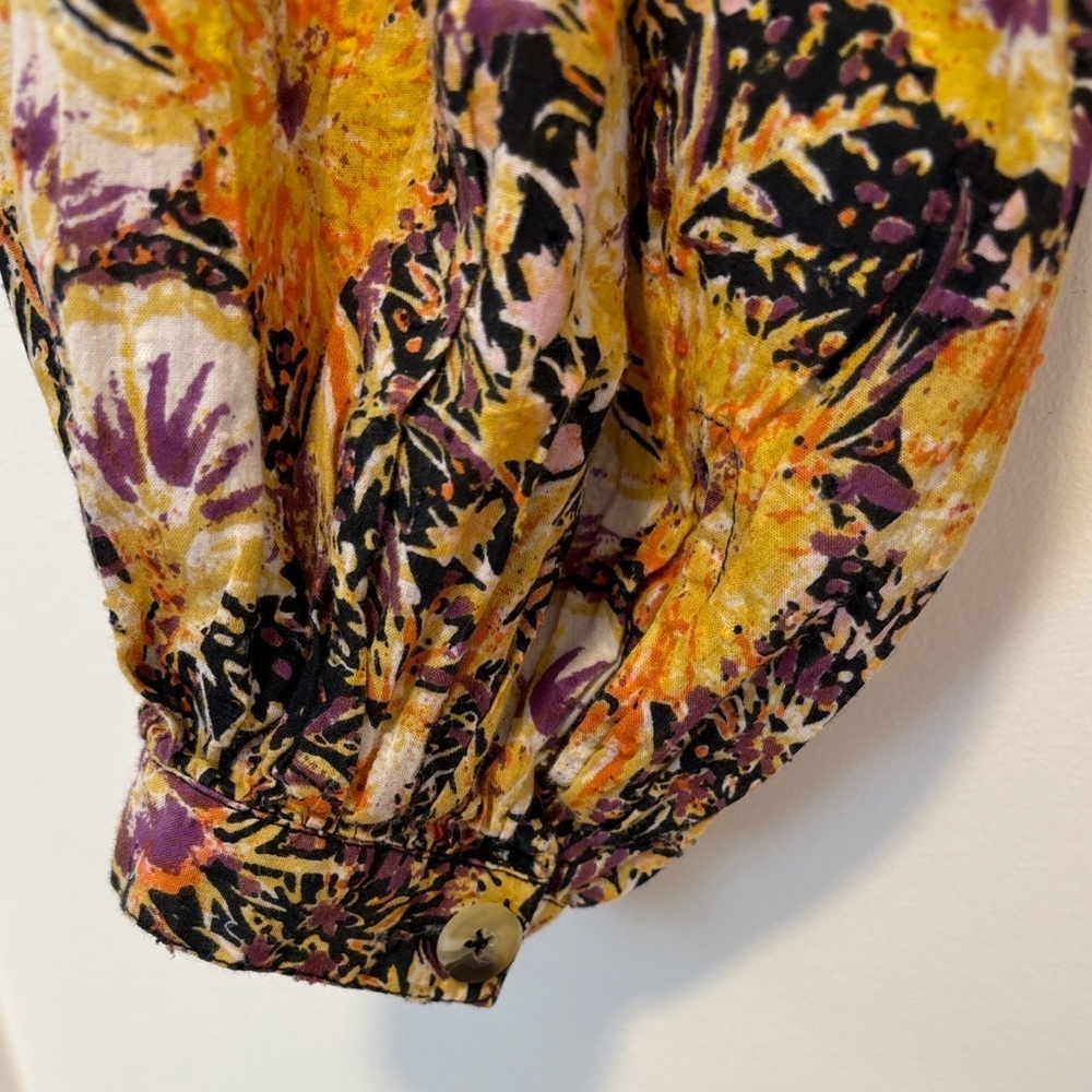 Free people party playlist wrap blouse, sz : small - Picture 13 of 15